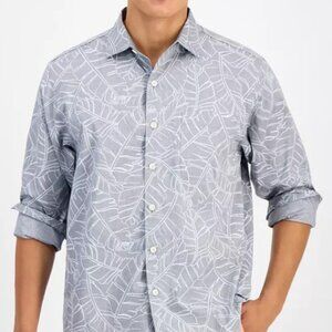 NWT - Tommy Bahama Men's Feather Skies Cotton Chambray Long Sleeve Shirt Sz: XL
